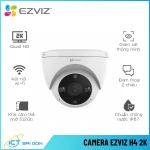Camera Wifi Ngoài Trời EZVIZ H4 2K Đàm Thoại 2 Chiều