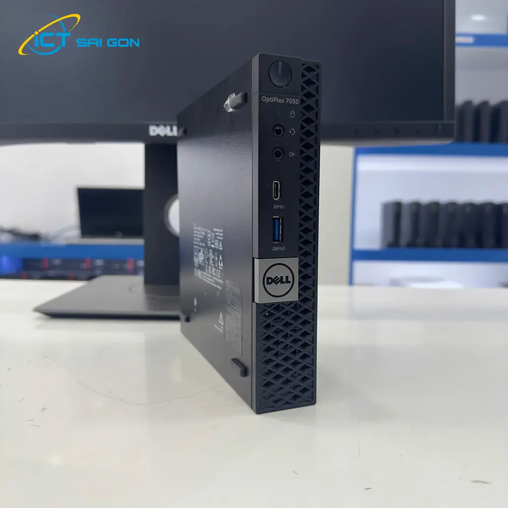 Máy bộ Mini PC Dell Optiplex 7050 Micro Core i7-6700T, Ram 8GB, SSD 256GB, Wifi