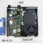 Máy bộ Mini PC Dell Optiplex 3000 Micro Desktop Core i5-12600T, Ram 16GB, SSD 256GB, Wifi + Bluetooth 6E, 99%