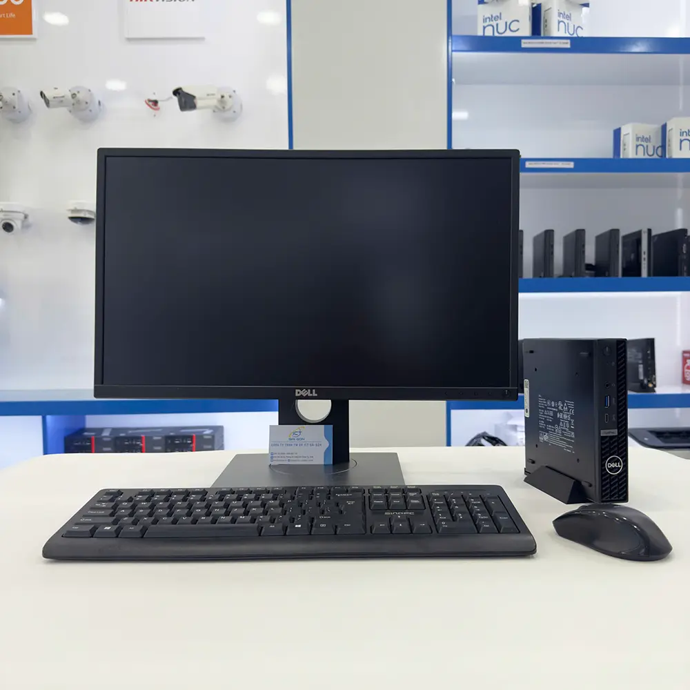Máy bộ Mini PC Dell Optiplex 7020 Micro Desktop Core i5-13500T, Ram 16GB, SSD 256GB, Wifi + Bluetooth 6E, New