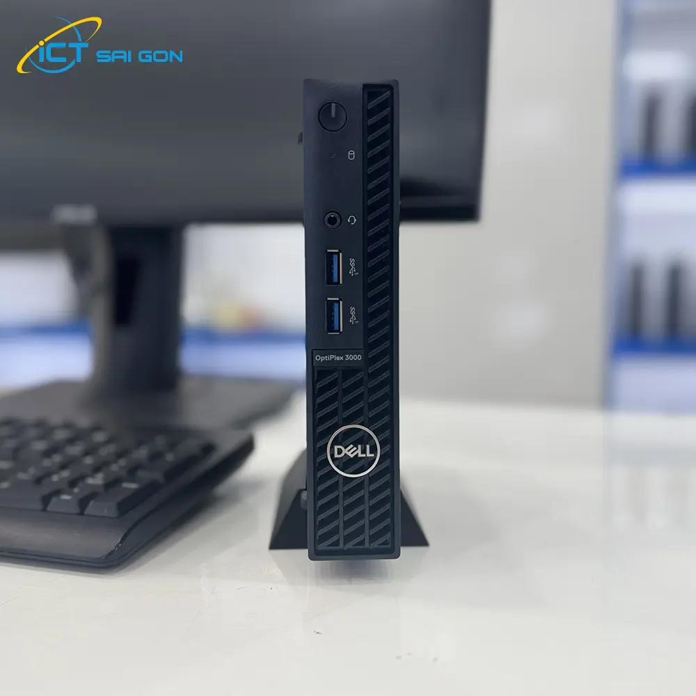 Máy bộ Mini PC Dell Optiplex 3000 Micro Desktop Core i5-12600T, Ram 16GB, SSD 256GB, Wifi + Bluetooth 6E, 99%