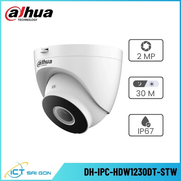 Camera Wifi DAHUA DH-IPC-HDW1230DT-STW 2.0MP Dome