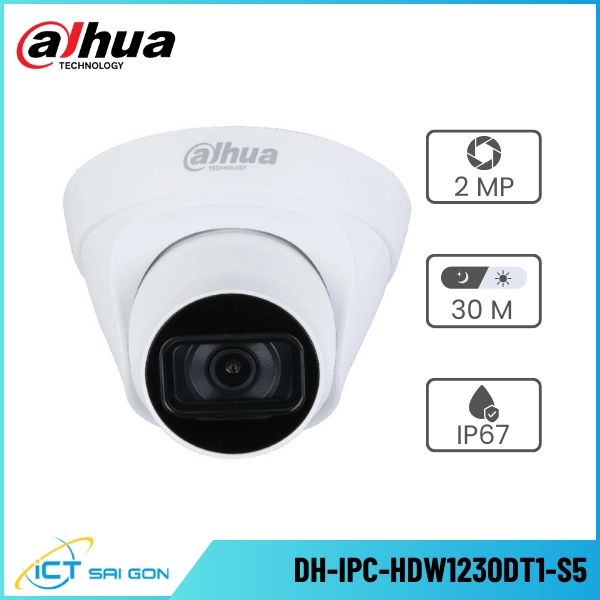 Camera IP DAHUA DH-IPC-HDW1230DT1-S5 2.0MP ALPS H.265