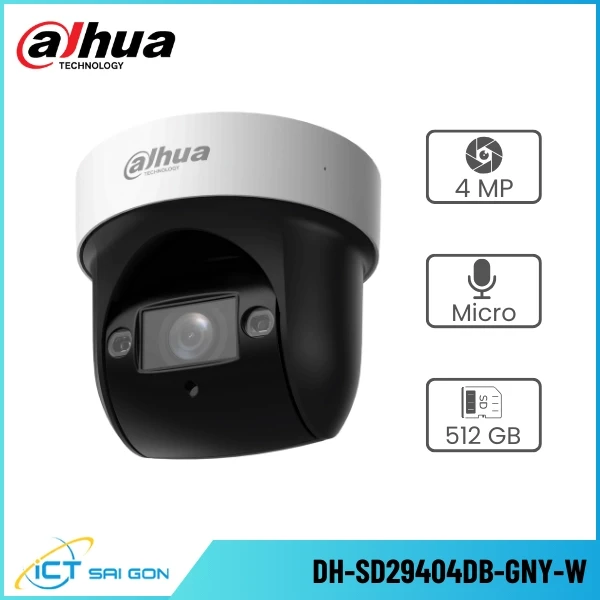 Camera Wifi Speed Dome DAHUA DH-SD29404DB-GNY-W 4MP