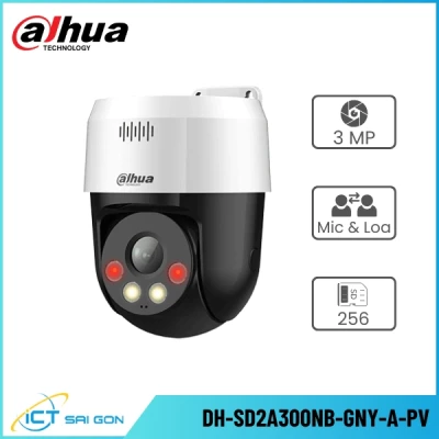 Camera IP Speed Dome DAHUA DH-SD2A300NB-GNY-A-PV 3MP