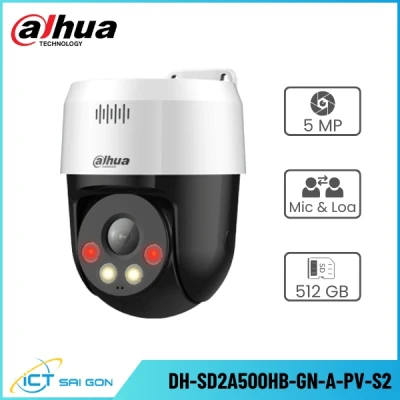 Camera IP Speed Dome DAHUA DH-SD2A500HB-GN-A-PV-S2 5MP