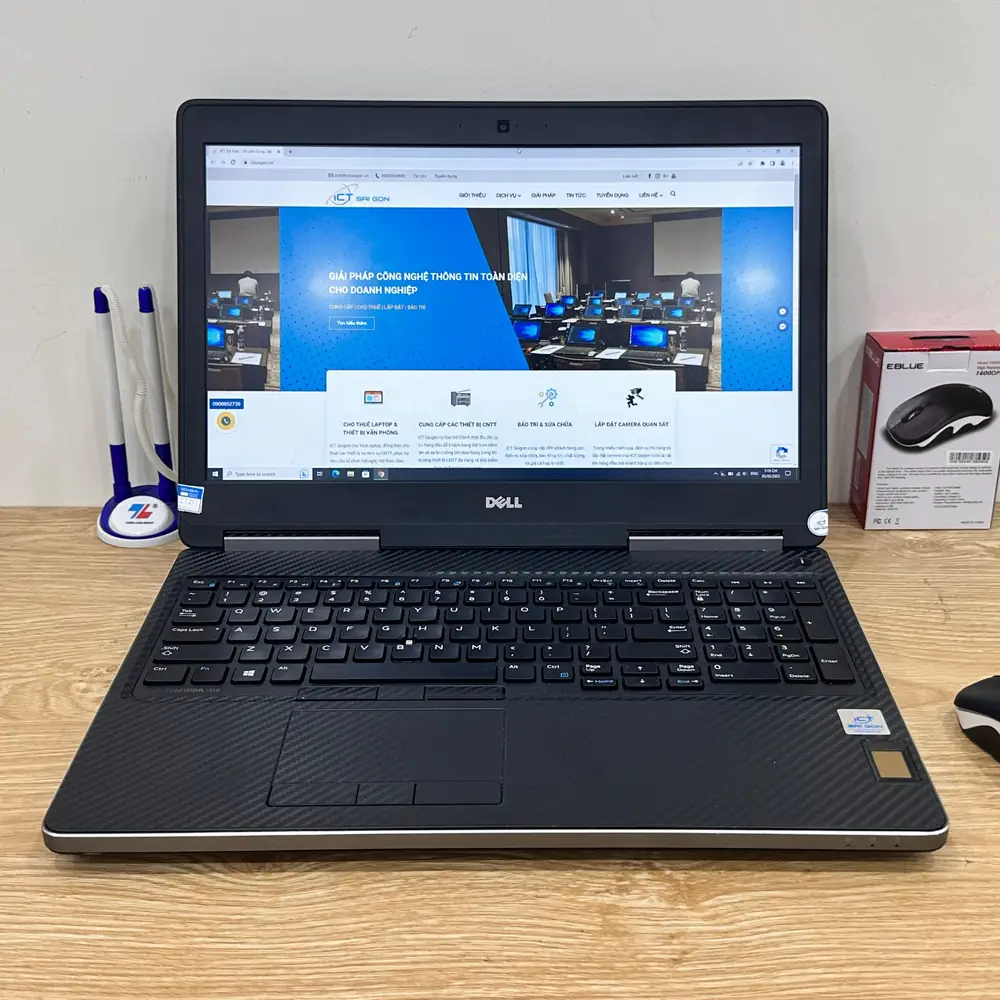 Cho thuê Máy Trạm Dell Precision 7510 Intel Xeon E3-1505M V5, Ram 32GB, SSD 500GB NVME, VGA 4G Full HD IPS