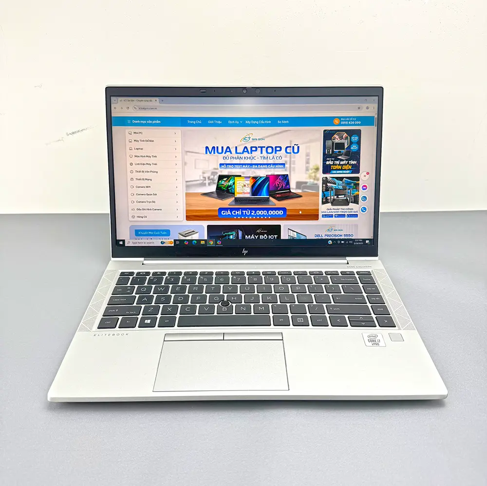 Laptop Hp Elitebook 840 G7, Core™ i7-10610U, Ram 16GB, SSD 256GB, Màn hình 14" FHD, IPS, Wifi 6, Win 10