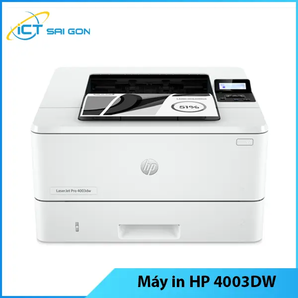 Máy in HP LaserJet Pro 4003DW (2Z610A), In 2 mặt, Kết nối: USB, Lan/ Wifi, tốc độ in 40 trang/ phút