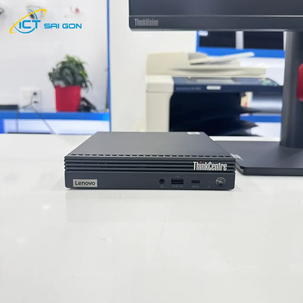 Máy bộ Mini PC Lenovo ThinkCentre M80q Gen 2 Tiny Core i5-10500T, Ram 8GB, SSD 256GB, Wifi 99%