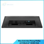 Màn hình Văn Phòng Philips 221V8LB 21.5" FHD (1920x1080), 100Hz, Cổng kết nối: HDMI-VGA, độ sáng 250 cd/m²