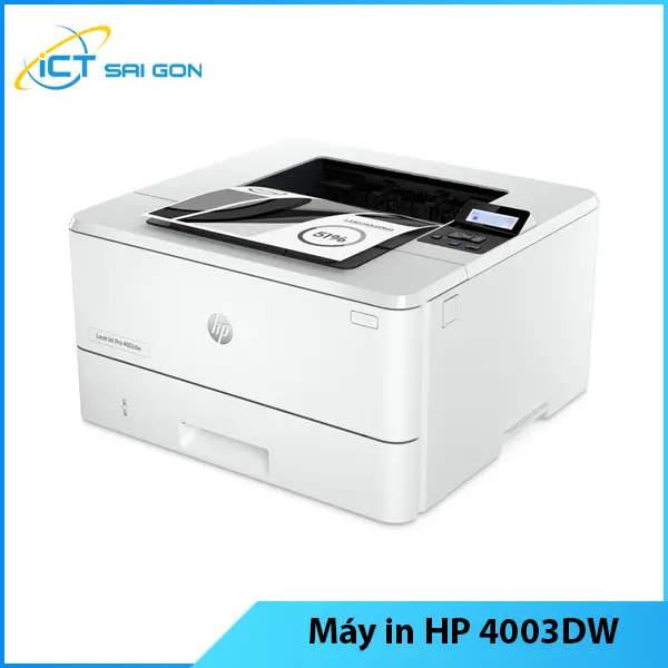 Máy in HP LaserJet Pro 4003DW (2Z610A), In 2 mặt, Kết nối: USB, Lan/ Wifi, tốc độ in 40 trang/ phút