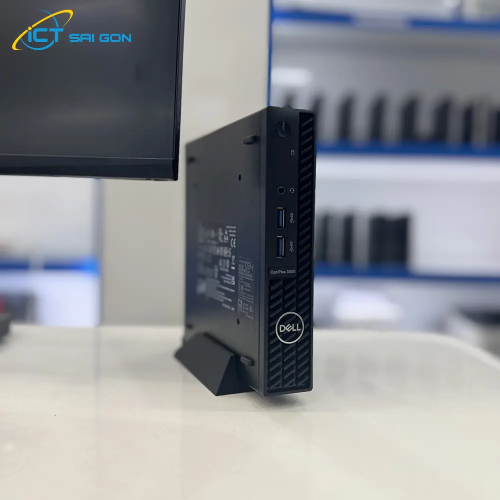 Máy bộ Mini PC Dell Optiplex 3000 Micro Desktop Core i5-12600T, Ram 16GB, SSD 256GB, Wifi + Bluetooth 6E, 99%