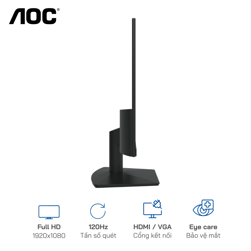 Màn hình FHD AOC 24B15H3 24 Inch /IPS/120Hz/250nits/Kết nối HDMI
