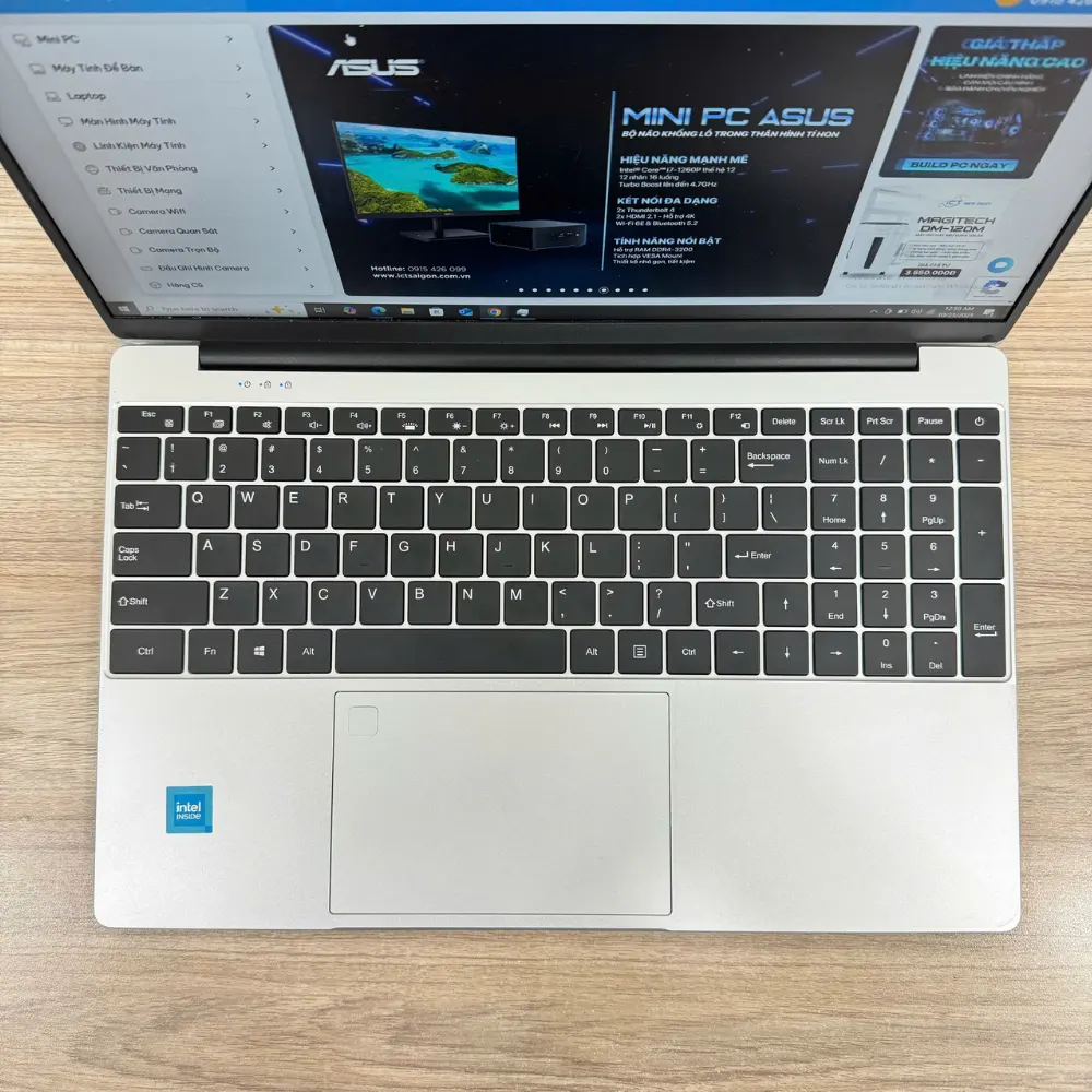 Laptop AOC N156P-P142 Intel N5095/ 15.6" FHD/ 250NITS/ 16GB DDR4/ 512GB SSD/ TPM/ Keyboard Backlight/ Pringles/ Wifi+ BT