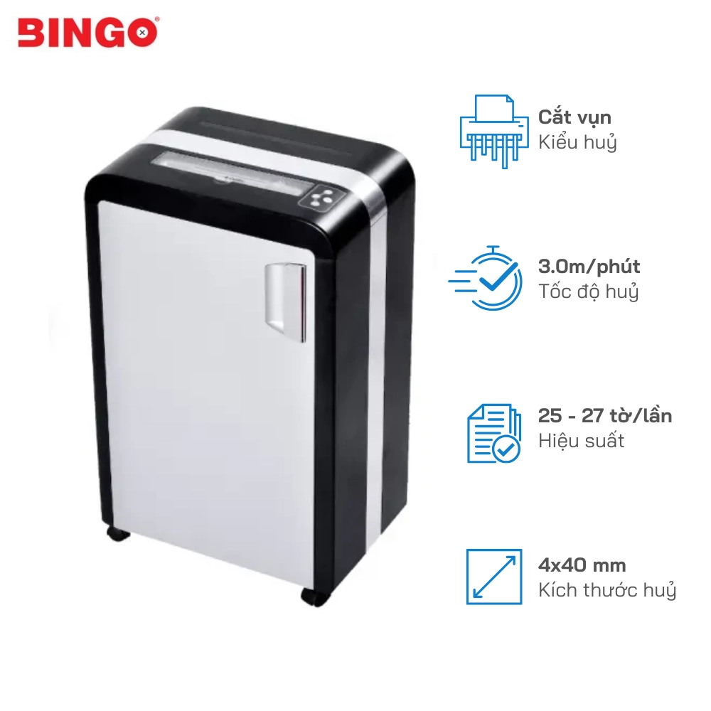 Máy hủy tài liệu BINGO C57CDT (Bán Công Nghiệp)
