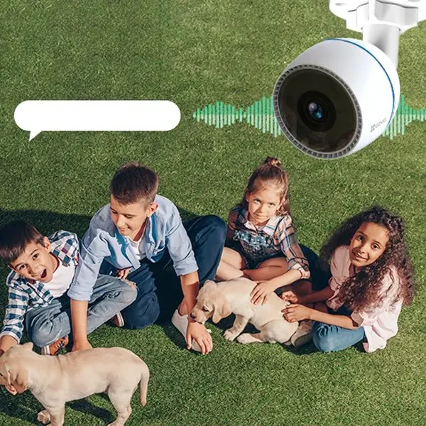 Camera IP Wifi Ngoài Trời EZVIZ CS-H3c-R100-1K2WF (2MP) 1080P, Tích hợp Míc, Tầm nhìn xa 30m