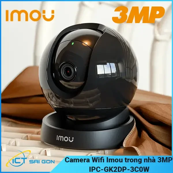 Camera Wifi Imou Rex 2D PT trong nhà 3MP IPC-GK2DP-3C0W - Xoay 360° - Phát hiện người, đàm thoại 2 chiều