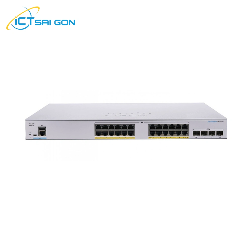 Switch Cisco CBS350-24P-4G V03 (Đã qua sử dụng)