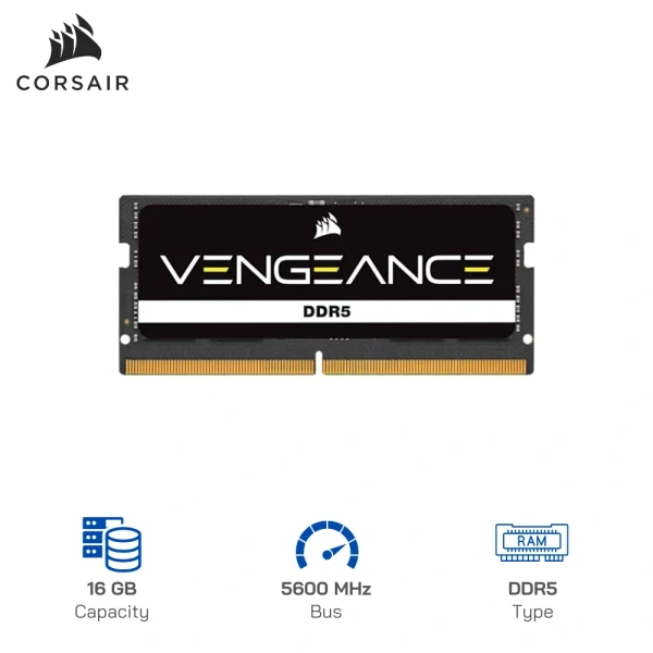 Ram Laptop Corsair 16GB DDR5-5600Mhz Chính hãng