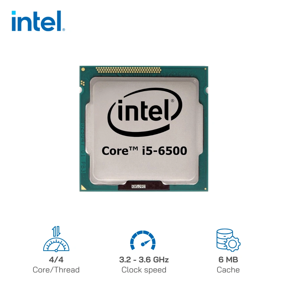 CPU Intel® Core i5 6500 | 3.2GHz 4C/4T TRAY (Cũ)