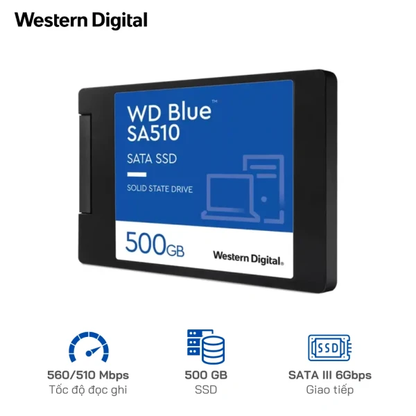 Ổ cứng SSD WD Blue SA510 500GB WDS500G3B0A SATA 2.5 inch