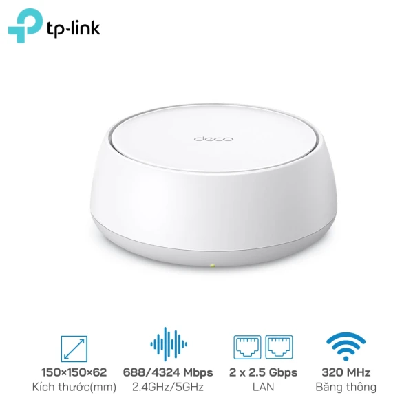 Hệ thống Mesh Wi-Fi 7 BE5000 TP-Link Deco BE25