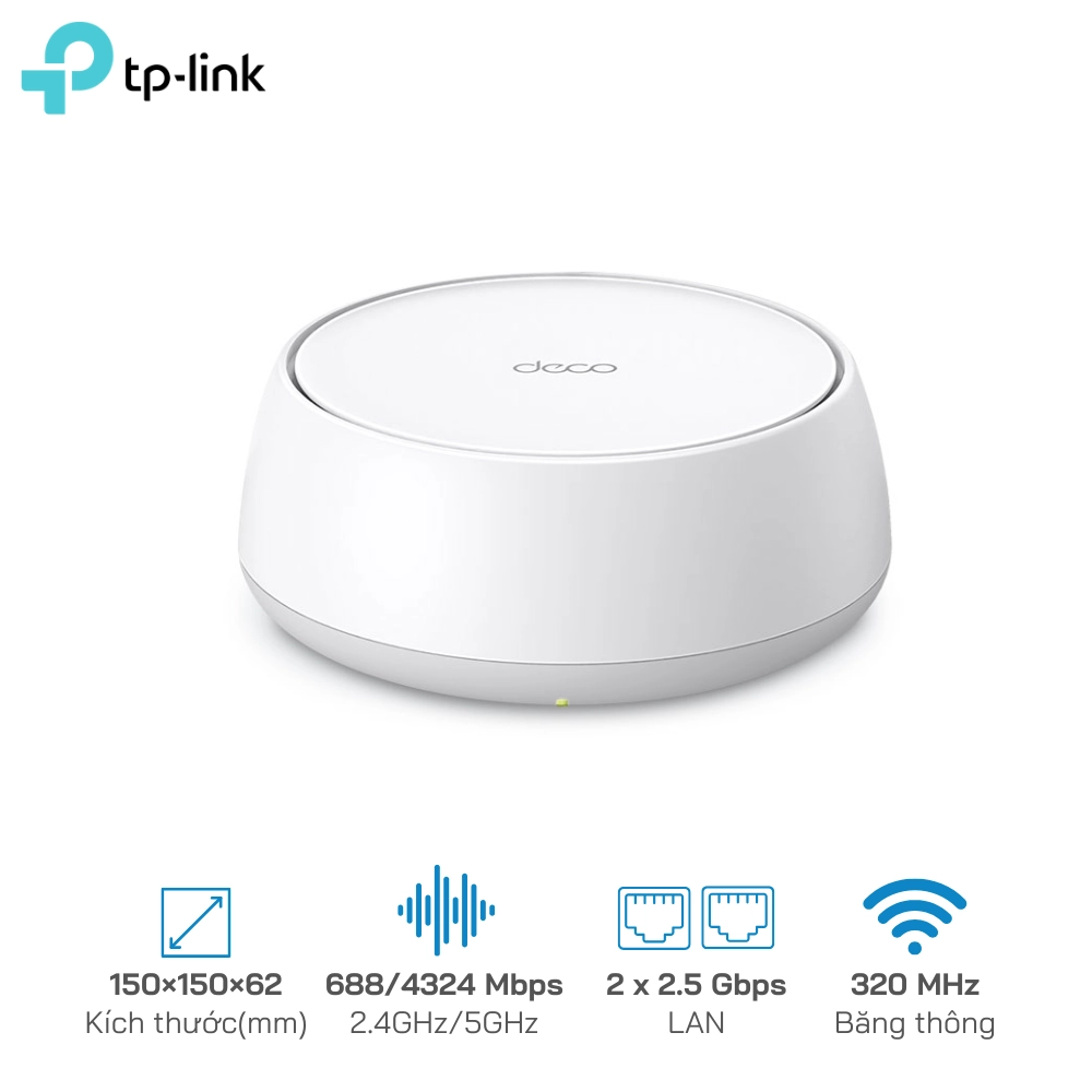 Hệ thống Mesh Wi-Fi 7 BE5000 TP-Link Deco BE25