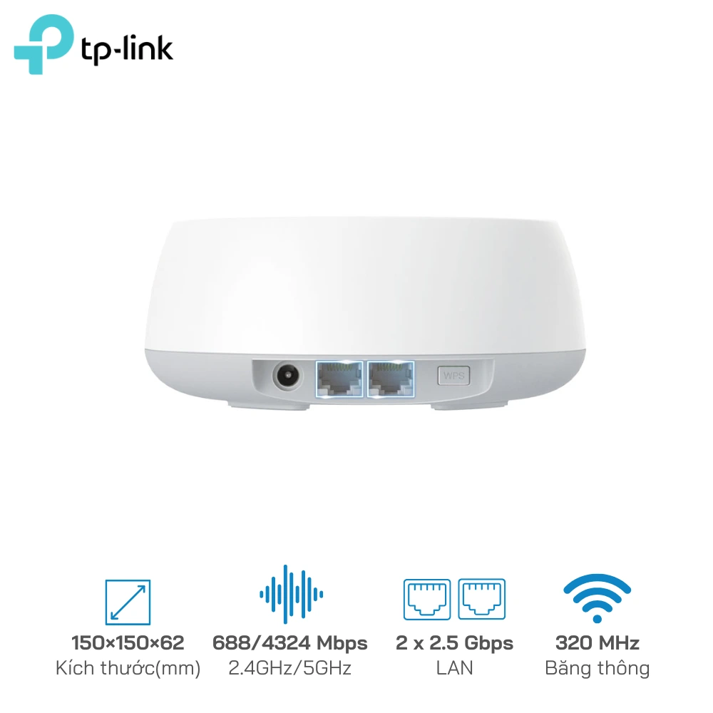 Hệ thống Mesh Wi-Fi 7 BE5000 TP-Link Deco BE25