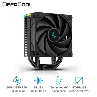 Tản nhiệt khí CPU Deepcool AK400 Digital (Black/ White) - Socket hỗ trợ LGA 1700/1200/11xx AM4/AM5