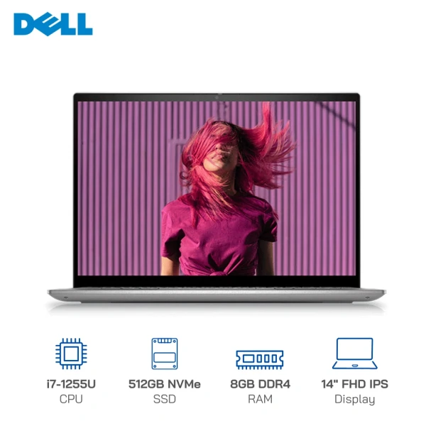 Laptop Dell Inspiron 14 5420 i7 1255U, Ram 8GB, SSD 512GB, LCD 15.6″ FHD, OfficeHS, Win11 (DGDCG2)