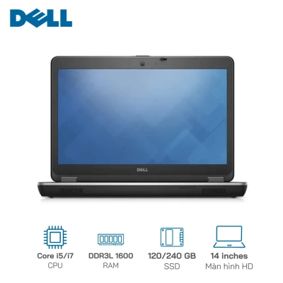 Laptop Dell Latitude E6440 Core I5-4300M, Ram 4GB, SSD 120GB, Màn hình 14 inch HD