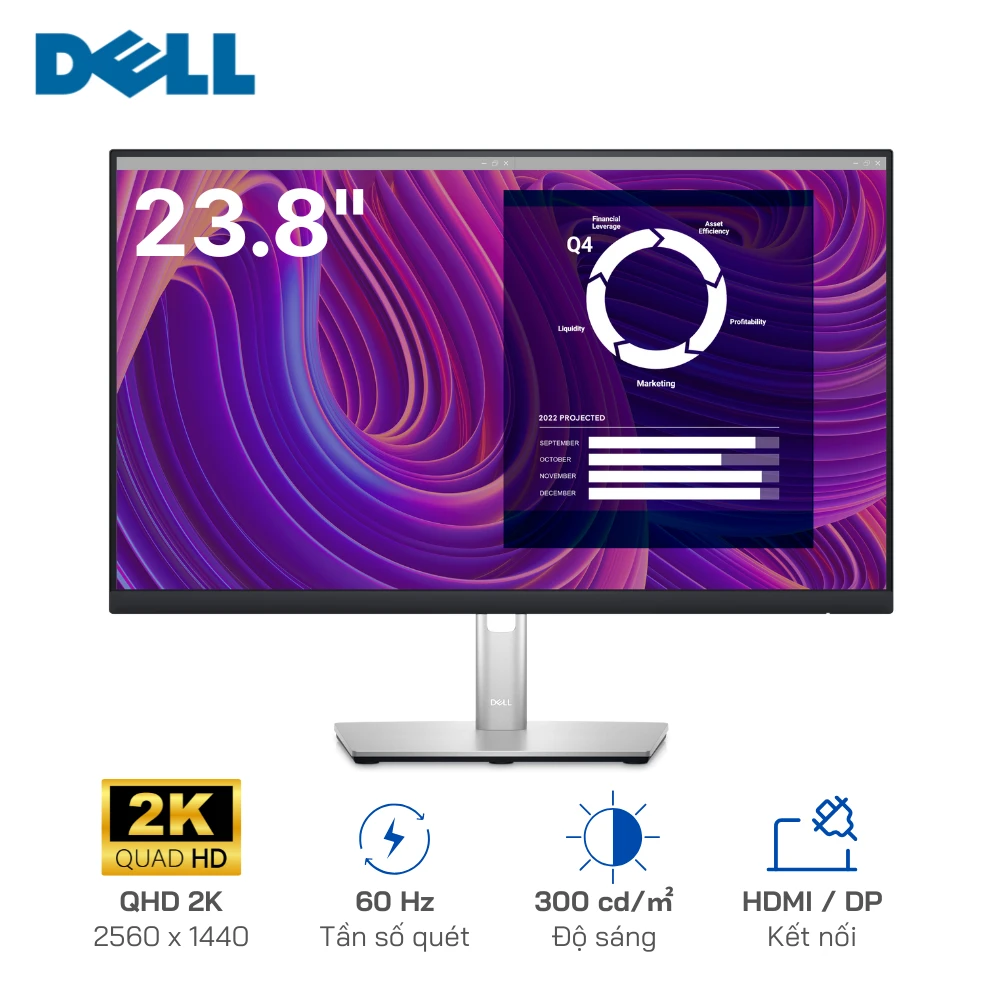 Màn hình Dell P2423D 23.8 inch 2K IPS