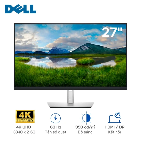 Màn hình Dell P2721Q 27 inch 4K 60Hz / Kết nối: HDMI/DisplayPort/USB-C