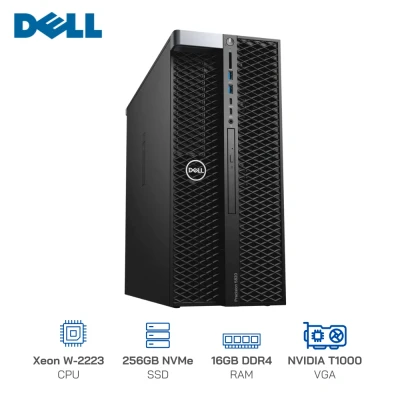 Máy Trạm Dell Precision T5820 (Intel Xeon W-2223/Ram 16GB/ SSD 256GB/ VGA T1000 8GB/ DVDRW/K+M/Win11) 42PT58DW38