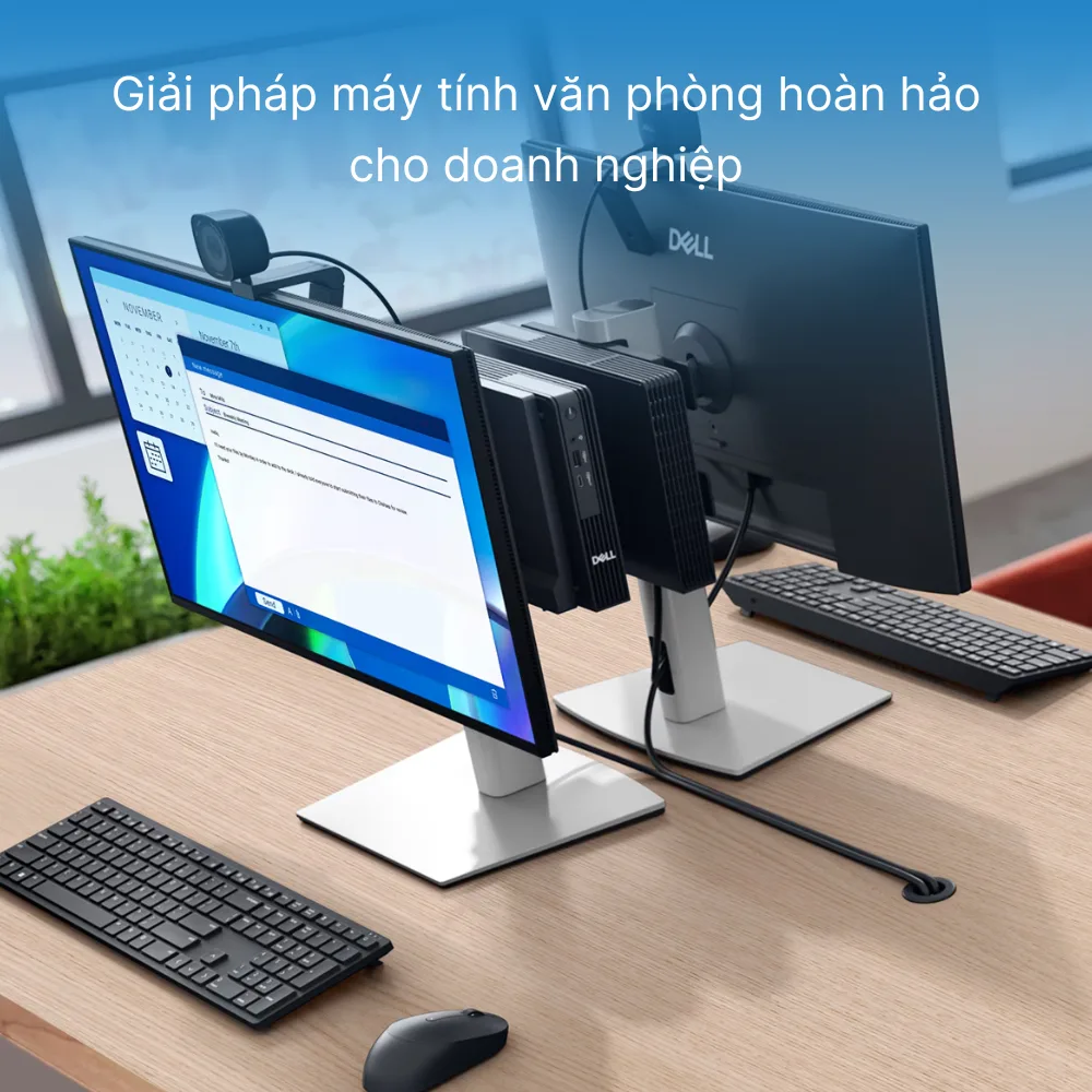 Mini PC Dell Pro Micro QCM1250 i5 14600T | 16GB DDR5 | 256GB SSD | VESA mount | Xuất hình: HDMI/DisplayPort