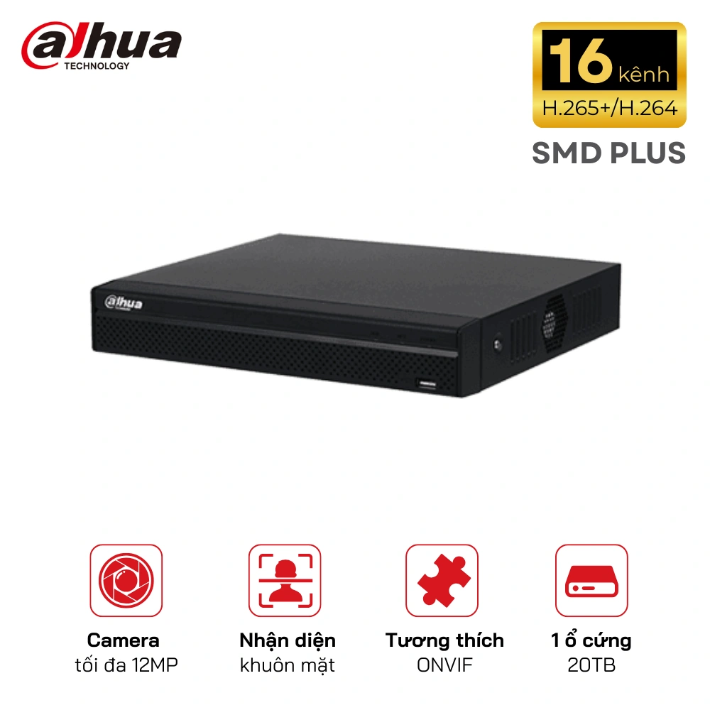 Đầu ghi IP 16 kênh DAHUA DHI-NVR4116HS-4KS3