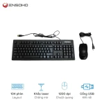 Combo Phím Chuột có dây Ensoho E109CB