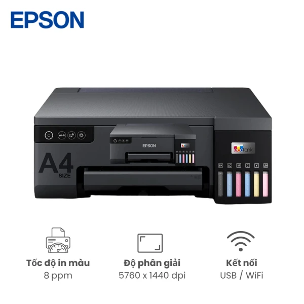 Máy in phun màu EPSON L8050 ( In Phun, A4/A5/ USB/ WIFI), In qua di động