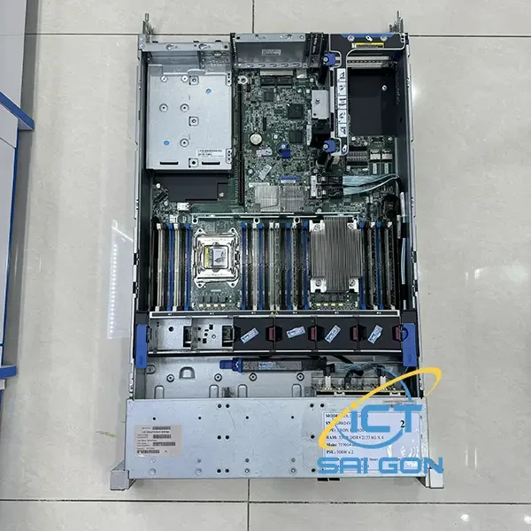 Máy chủ cũ HP Proliant DL380 G9, 2 x CPU Xeon E5-2686 v4, Ram 32GB, 2 x PSU 550W