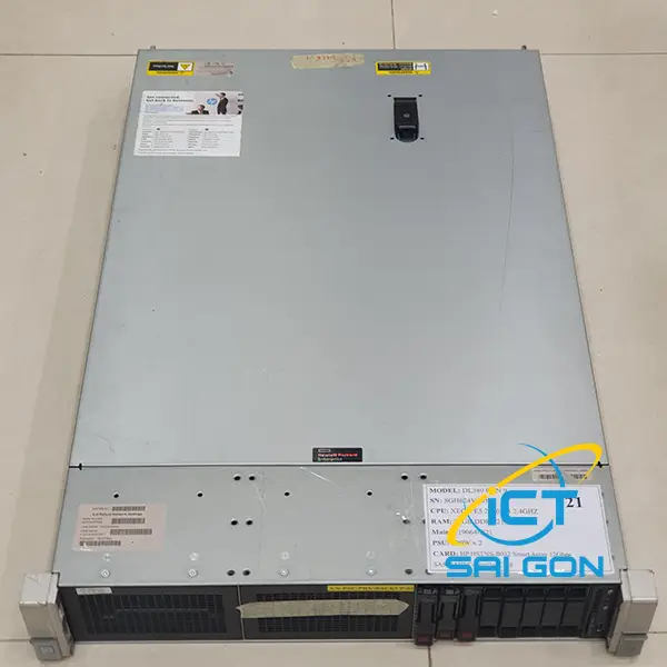 Máy chủ cũ HP Proliant DL380 G9, 2 x CPU Xeon E5-2686 v4, Ram 32GB, 2 x PSU 550W