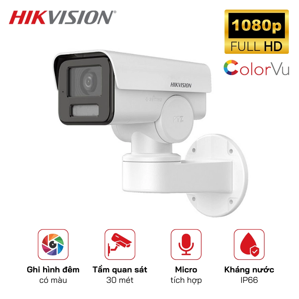 Camera IP HIKVISION DS-2CD1P27G2-LUF 2MP Quay Quét