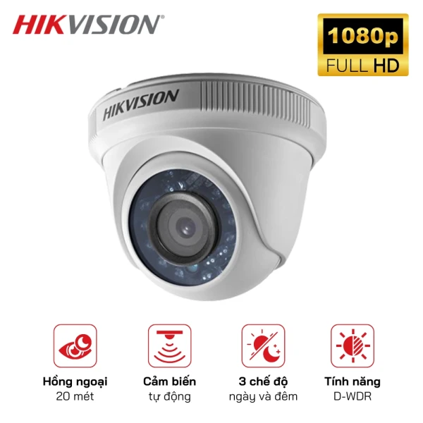 Camera HD-TVI HIKVISION DS-2CE56B2-IPF 2MP 3.6mm
