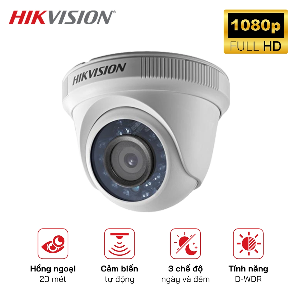 Camera HD-TVI HIKVISION DS-2CE56B2-IPF 2MP 3.6mm