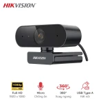 Webcam Hikvision DS-U320 - 2MP - FHD (1920 x 1080) - Tích hợp Mic, chống ồn thông minh - Không cần cài đặt