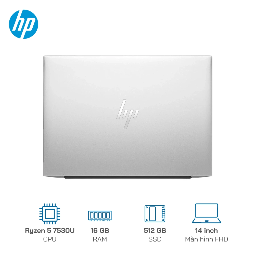 Laptop HP Elitebook 645 G10 Ryzen 5 7530U/AMD Radeon/RAM 16GB/SSD 512GB/14inch FHD