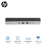 Máy Bộ Mini PC HP EliteDesk 800 G4, Core i7-8700T Kết Nối Wifi
