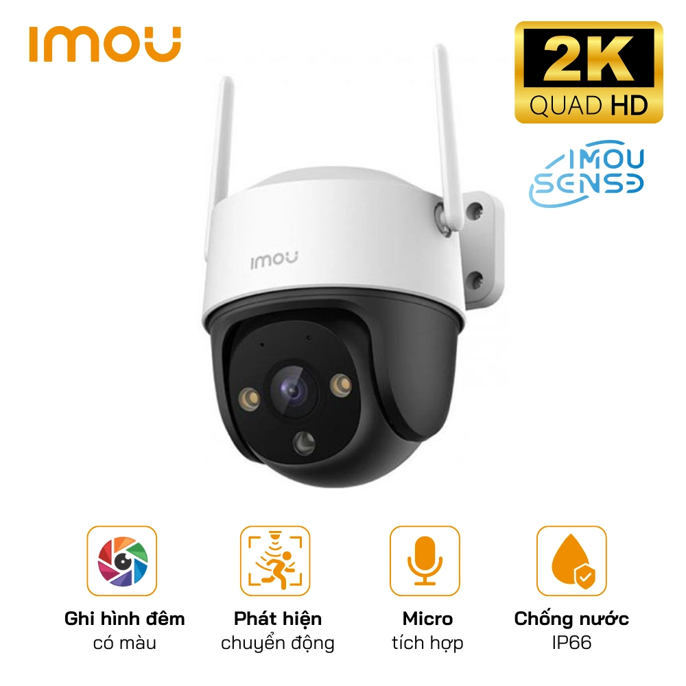 Camera Wifi PT Full Color iMOU IPC-S41FP 4MP Đàm Thoại 2 Chiều, Phát Hiện Con Người