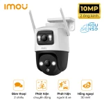 Camera Wifi Quay Quét iMOU IPC-S7XP-10M0WED 10MP 2 Ống Kính, Đàm Thoại 2 Chiều