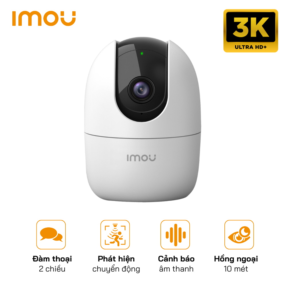 Camera IP Wifi Imou Ranger 5MP - IPC-A52P - Xoay 360° - Hỗ trợ đàm thoại 2 chiều